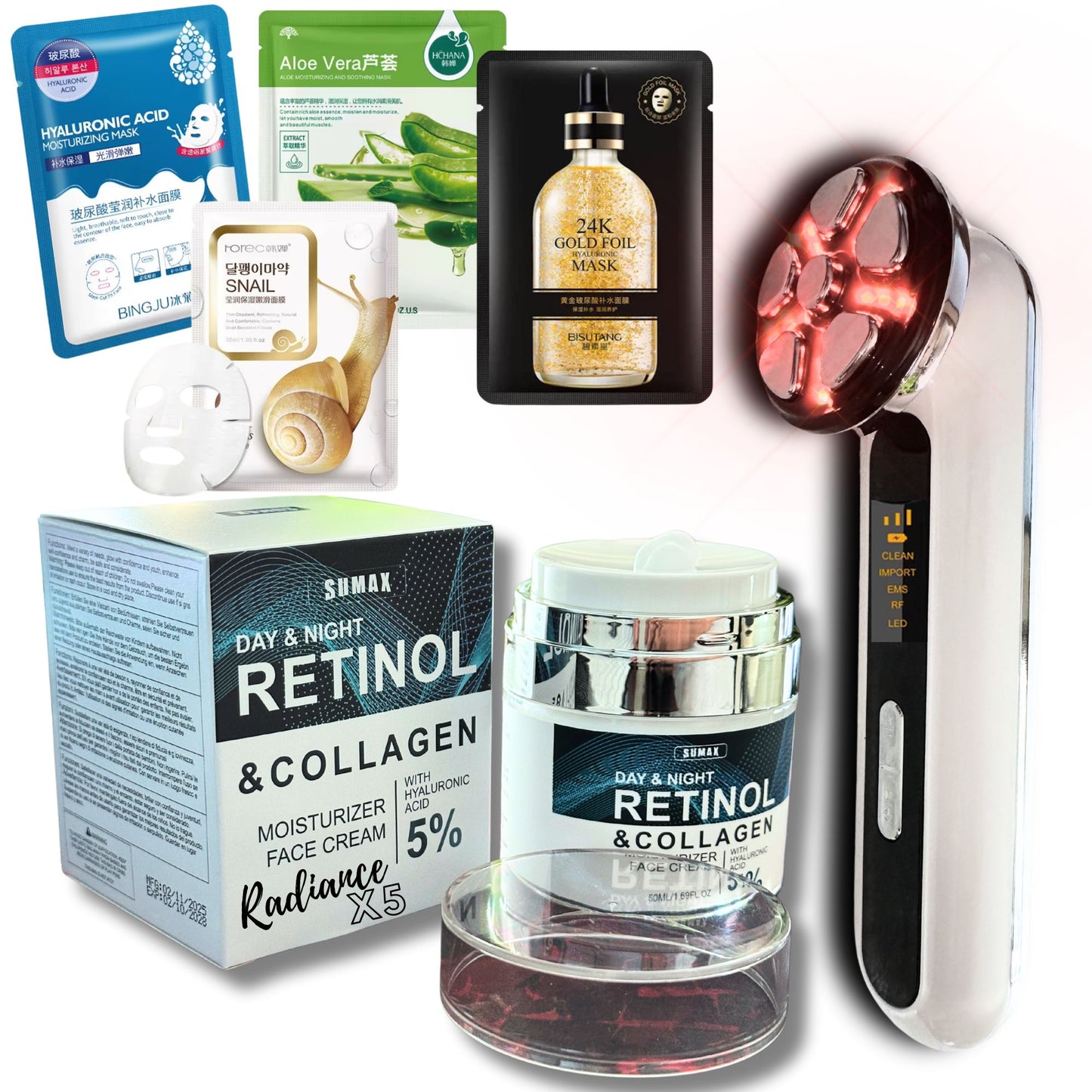RADIANCE X5 FACIAL RF EMS LED