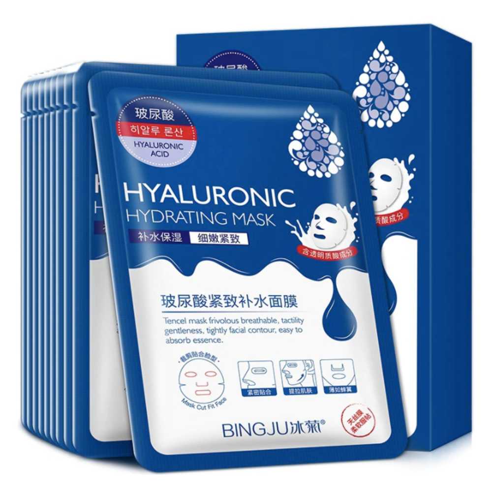 PACK 10 MASCARILLAS ANTI-EDAD HIALURÓNICO