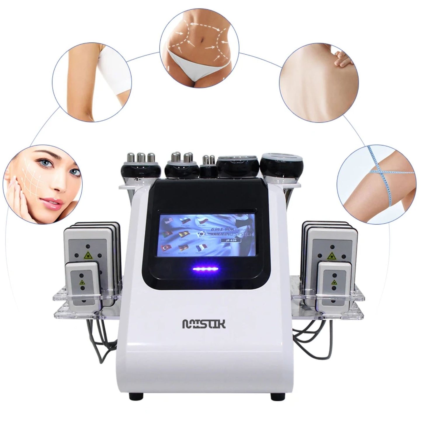 MULTIFUNCION CORPORAL Y FACIAL MISTIK 80k PRO 6 EN 1