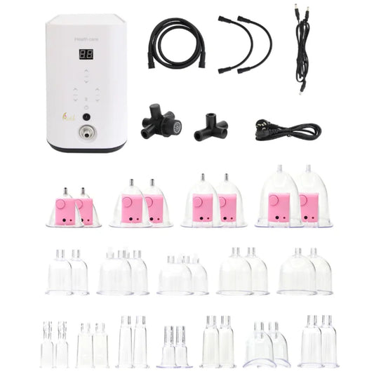 MAQUINA 32 COPAS SUCCION GLUTEOS SENOS CELULITIS